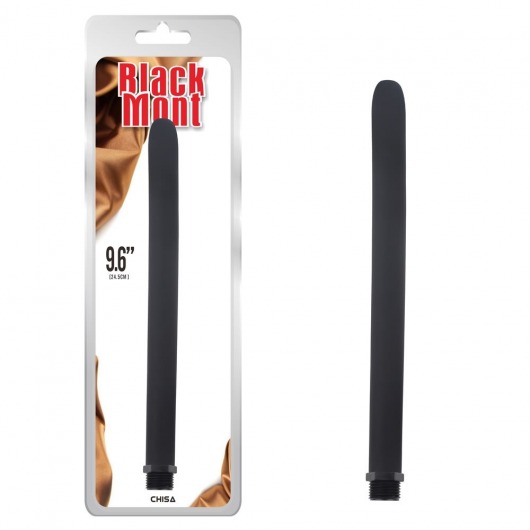 Черная насадка для интимного душа Silicone Douche Tube - Chisa - купить с доставкой в Нижнем Новгороде