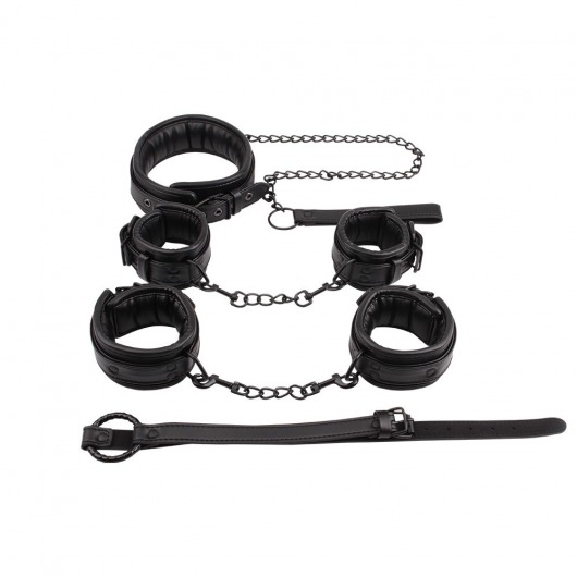 БДСМ-набор из 4 предметов Deluxe Bondage Kit - Chisa - купить с доставкой в Нижнем Новгороде