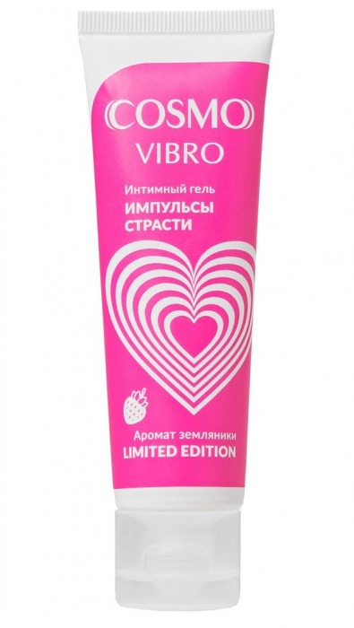 Возбуждающий гель на водно-силиконовой основе Cosmo Vibro с ароматом земляники - 50 гр. - Биоритм - купить с доставкой в Нижнем Новгороде