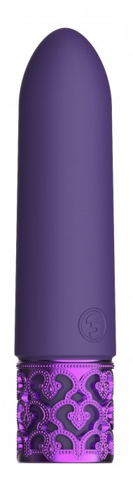 Фиолетовая перезаряжаемая вибропуля Imperial - 10 см. - Shots Media BV