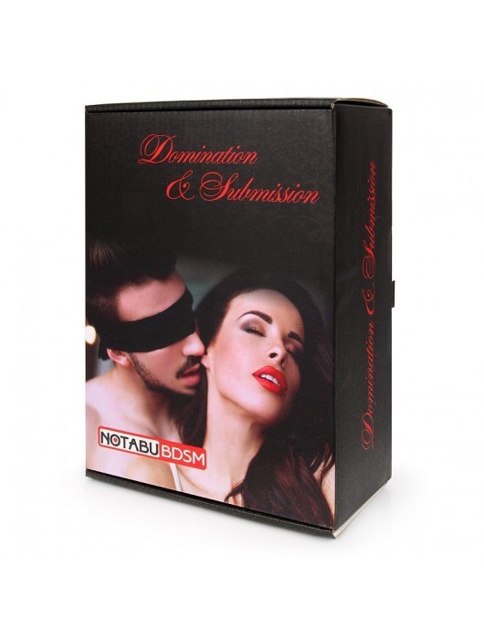 Черная портупея на грудь с кляпом и зажимами для сосков - Notabu - купить с доставкой в Нижнем Новгороде