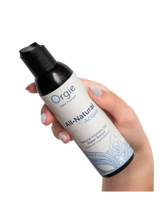 Интимный гель на водной основе Orgie All-Natural Acqua - 150 мл. - ORGIE - купить с доставкой в Нижнем Новгороде