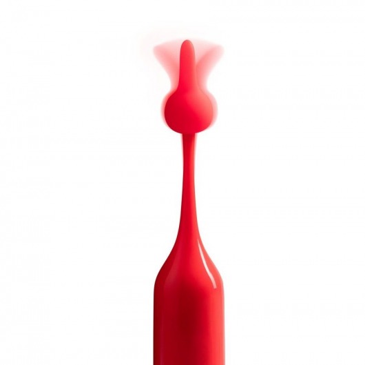 Красный клиторальный стимулятор Romp Pop - ROMP