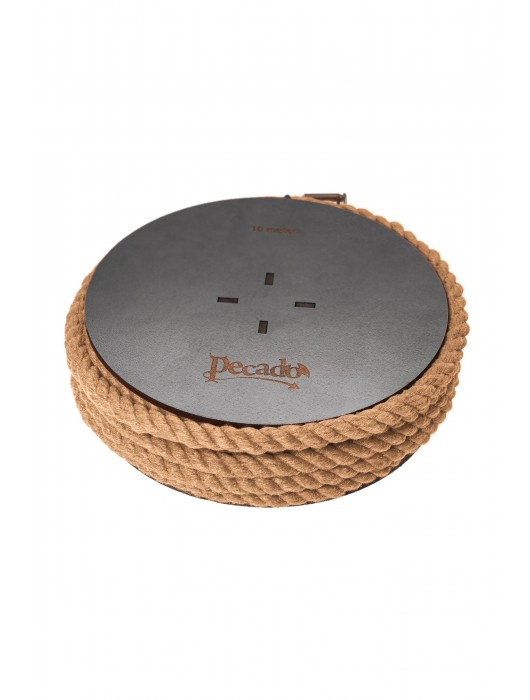 Джутовая веревка для шибари на катушке - 10 м. - Pecado - купить с доставкой в Нижнем Новгороде