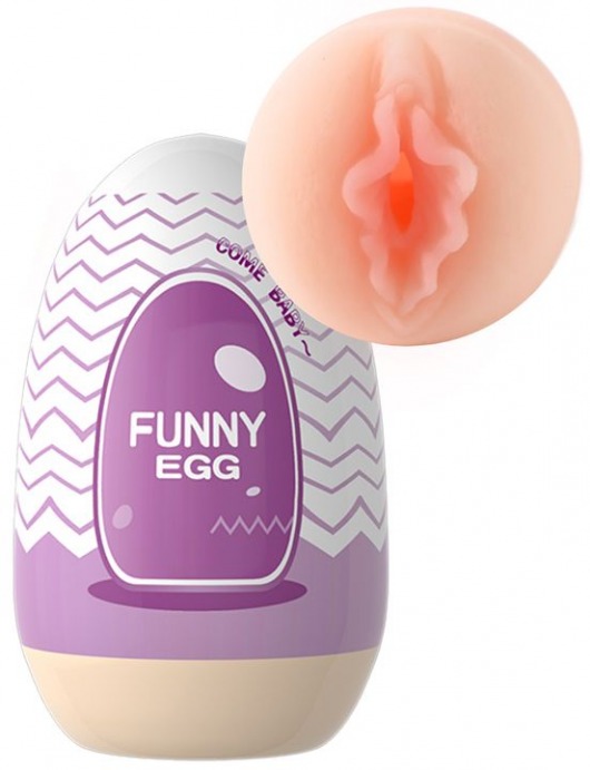 Мастурбатор-вагина Funny Egg в форме яйца - Eroticon - в Нижнем Новгороде купить с доставкой