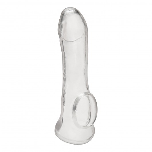 Прозрачная насадка на пенис Transparent Penis Enhancing Sleeve Extension - 15,9 см. - BlueLine - в Нижнем Новгороде купить с доставкой