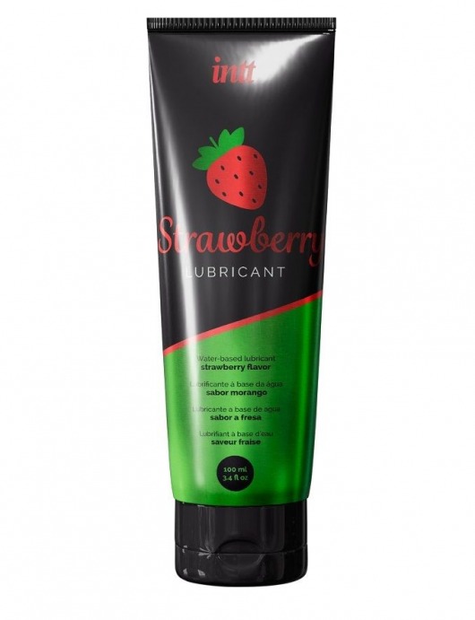 Смазка на водной основе с ароматом клубники Strawberry Lubricant - 100 мл. - INTT - купить с доставкой в Нижнем Новгороде