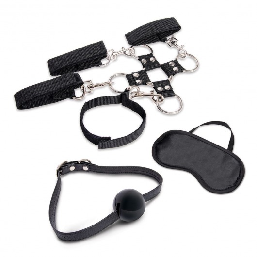 Набор для фиксации из 7 предметов Hogtie   Ball Gag Kit - Lux Fetish - купить с доставкой в Нижнем Новгороде