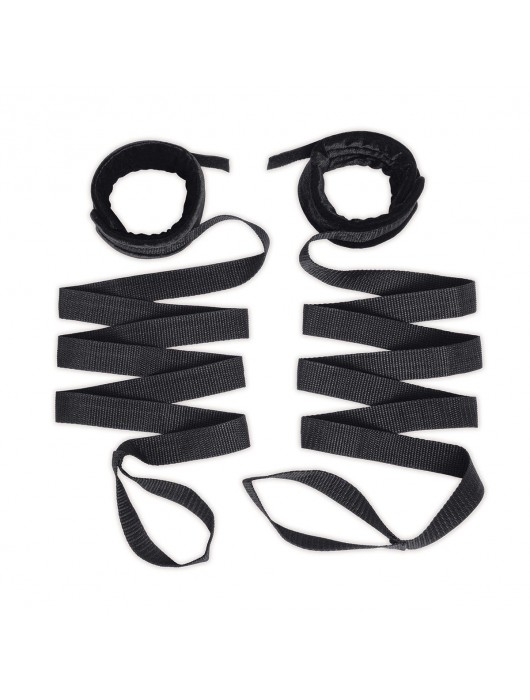 Эротический набор 4PC Bondage Bed Strap   Flogger Kit - Lux Fetish - купить с доставкой в Нижнем Новгороде