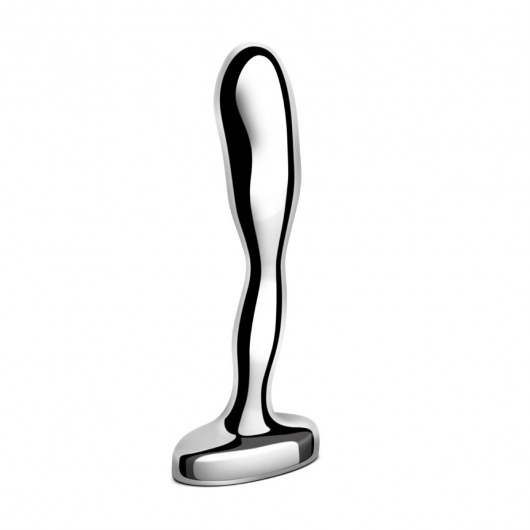 Стальной стимулятор простаты Stainless Steel Prostate Plug - 11,5 см. - b-Vibe - в Нижнем Новгороде купить с доставкой