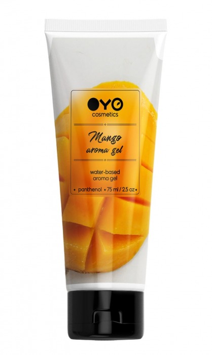 Лубрикант на водной основе OYO Aroma Gel Mango с ароматом манго - 75 мл. - OYO - купить с доставкой в Нижнем Новгороде