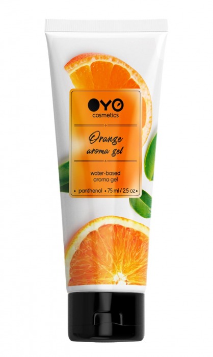 Лубрикант на водной основе OYO Aroma Gel Orange с ароматом апельсина - 75 мл. - OYO - купить с доставкой в Нижнем Новгороде