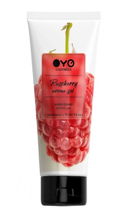 Лубрикант на водной основе OYO Aroma Gel Raspberry с ароматом малины - 75 мл. - OYO - купить с доставкой в Нижнем Новгороде
