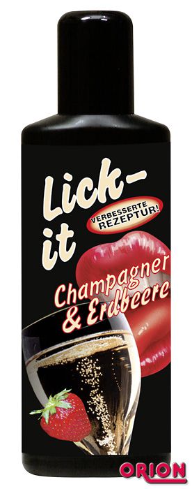 Смазка для орального секса Lick It со вкусом клубники с шампанским - 100 мл. - Orion - купить с доставкой в Нижнем Новгороде