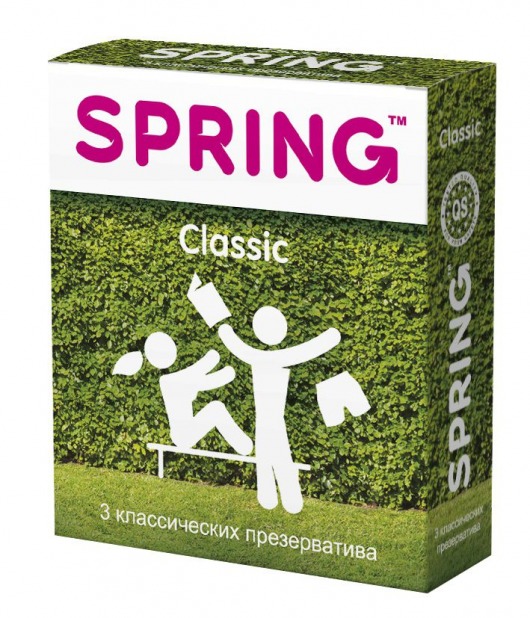 Классические презервативы SPRING CLASSIC - 3 шт. - SPRING - купить с доставкой в Нижнем Новгороде