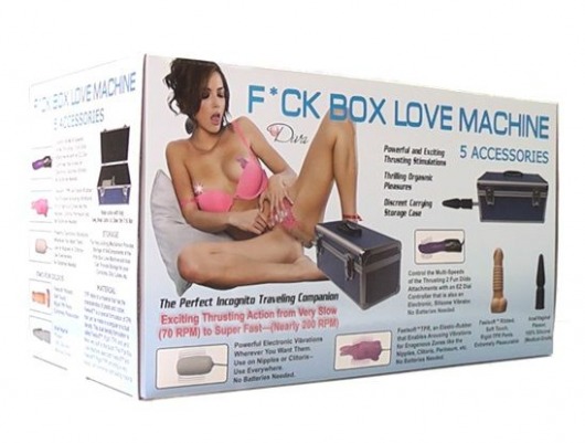Секс-машина Fuck Box с дополнительными аксессуарами - MyWorld - DIVA - купить с доставкой в Нижнем Новгороде