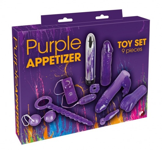 Фиолетовый вибронабор Purple Appetizer - Orion