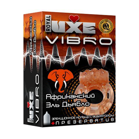 Эрекционное виброкольцо Luxe VIBRO  Африканский Эль Дьябло - Luxe - в Нижнем Новгороде купить с доставкой
