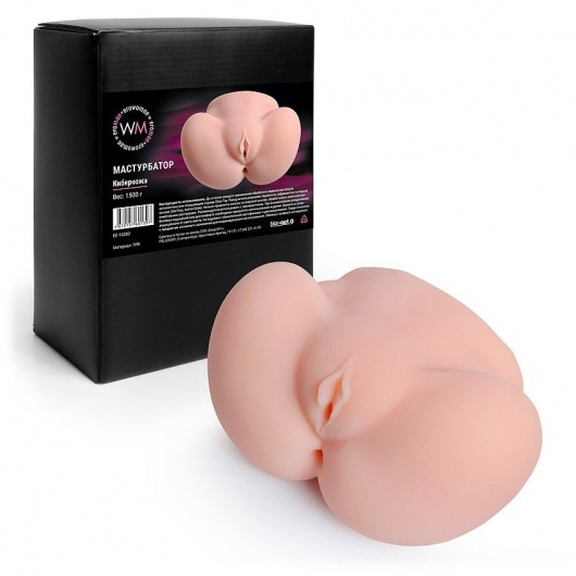 Реалистичный мастурбатор с двумя функциональными отверстиями - Erowoman-Eroman - в Нижнем Новгороде купить с доставкой