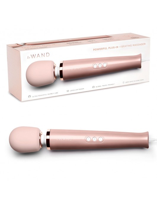 Проводной жезловый вибромассажер Le Wand Powerful Plug-In Vibrating Massger - 34 см. - Le Wand