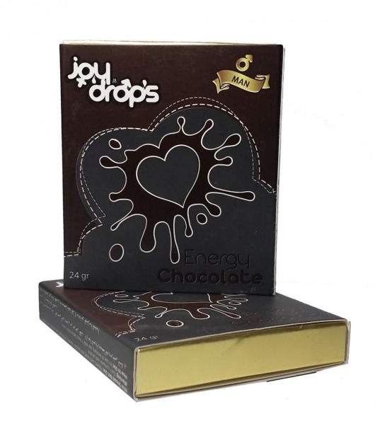 Возбуждающий шоколад для мужчин JoyDrops - 24 гр. - JoyDrops - купить с доставкой в Нижнем Новгороде