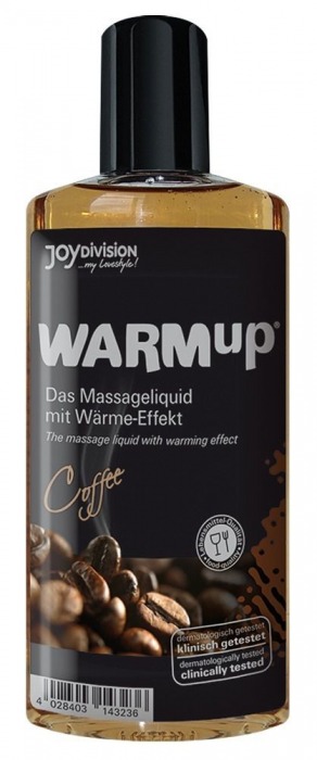 Разогревающее масло WARMup Coffee - 150 мл. - Joy Division - купить с доставкой в Нижнем Новгороде