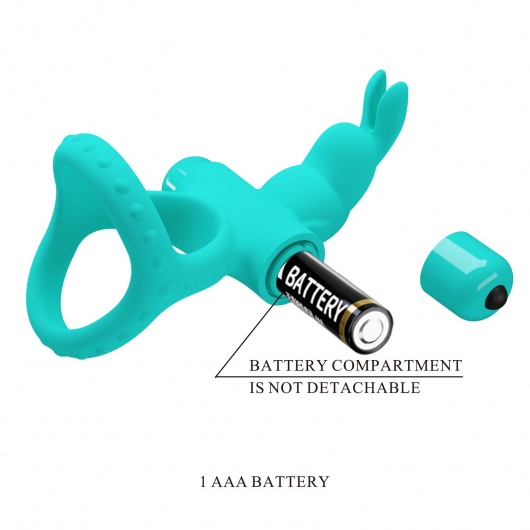 Бирюзовое эрекционное виброкольцо Passionate Figgy - Baile - в Нижнем Новгороде купить с доставкой