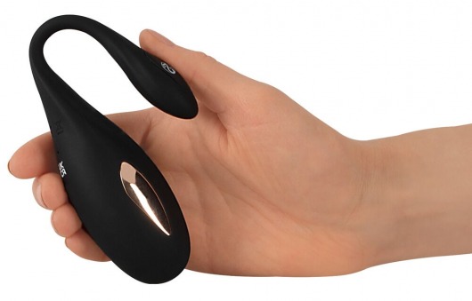 Черное виброяйцо RC Vibrating E-Stim Love Ball с электростимуляцией - Orion - купить с доставкой в Нижнем Новгороде