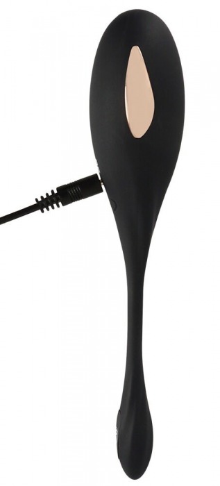 Черное виброяйцо RC Vibrating E-Stim Love Ball с электростимуляцией - Orion - купить с доставкой в Нижнем Новгороде