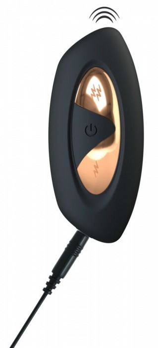 Черное виброяйцо RC Vibrating E-Stim Love Ball с электростимуляцией - Orion - купить с доставкой в Нижнем Новгороде