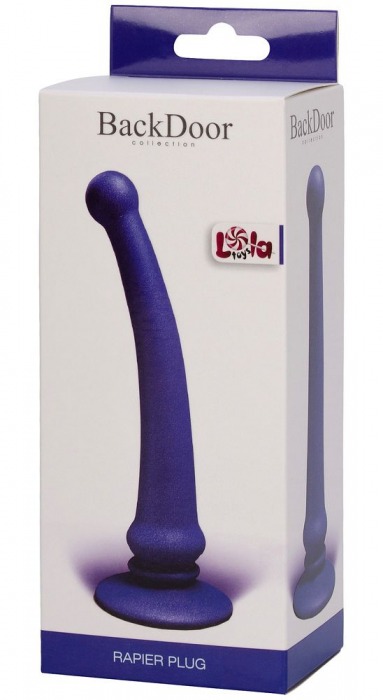 Фиолетовый анальный стимулятор Rapier Plug - 15 см. - Lola toys - купить с доставкой в Нижнем Новгороде