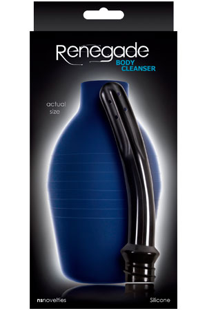 Синий анальный душ Renegade Body Cleanser - NS Novelties - купить с доставкой в Нижнем Новгороде