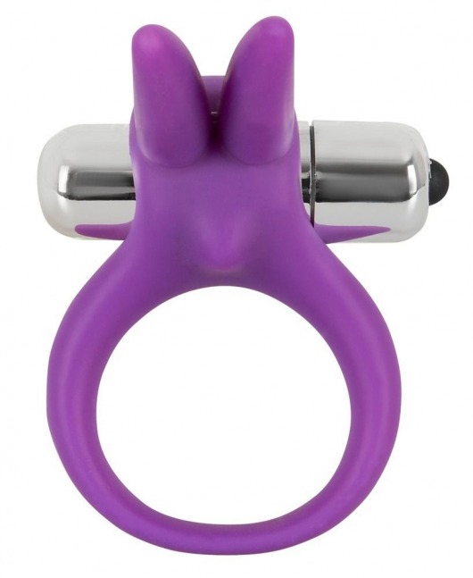 Фиолетовое эрекционное кольцо с вибрацией Smile Rabbit - Orion - в Нижнем Новгороде купить с доставкой