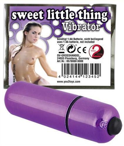Фиолетовая вибропуля Sweet Little Thing - 7 см. - Orion