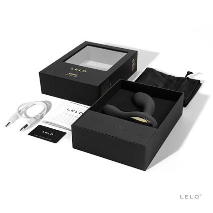 Чёрный перезаряжаемый стимулятор простаты Bruno Black - Lelo - в Нижнем Новгороде купить с доставкой