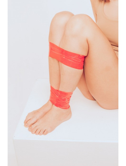 Красная бондажная лента Endorphin - Lola Games - купить с доставкой в Нижнем Новгороде