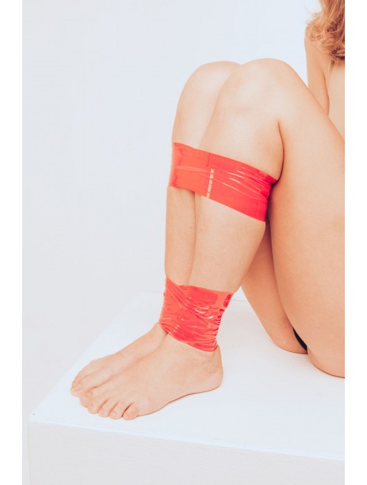 Красная бондажная лента Endorphin - Lola Games - купить с доставкой в Нижнем Новгороде