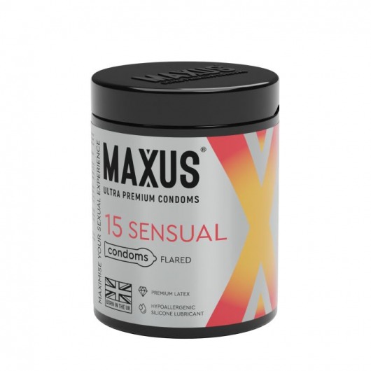 Анатомические презервативы MAXUS Sensual - 15 шт. - Maxus - купить с доставкой в Нижнем Новгороде