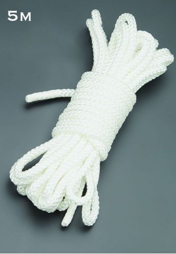 Белая шелковистая веревка для связывания - 5 м. - Sitabella - купить с доставкой в Нижнем Новгороде