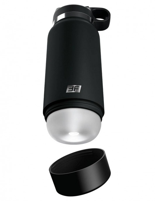 Черный мастурбатор в виде бутылки Fap Flask - Pipedream - в Нижнем Новгороде купить с доставкой