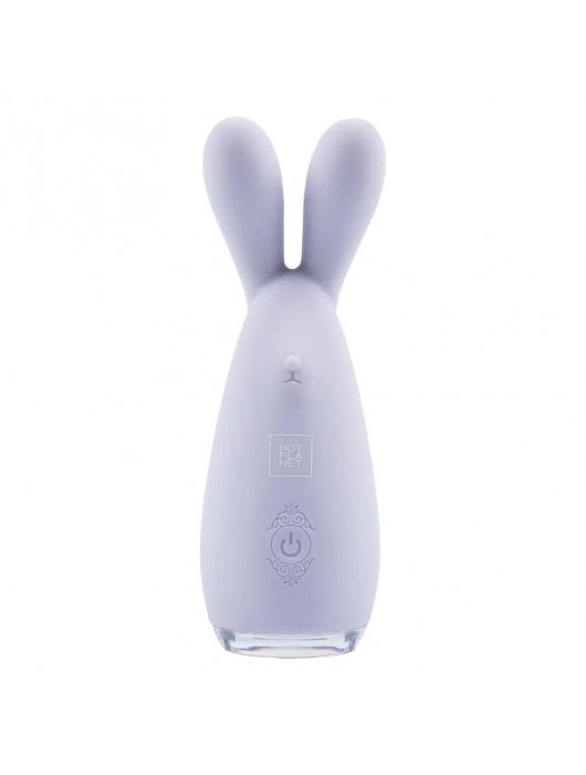 Сиреневый мини-вибратор Reba с мягкими ушками - HOT planet
