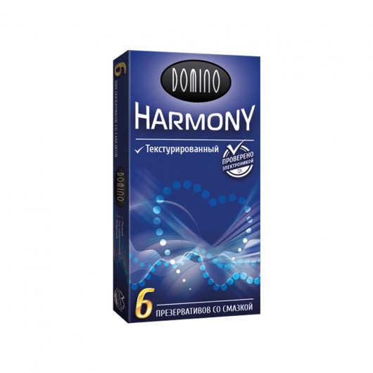 Текстурированные презервативы Domino Harmony - 6 шт. - Domino - купить с доставкой в Нижнем Новгороде