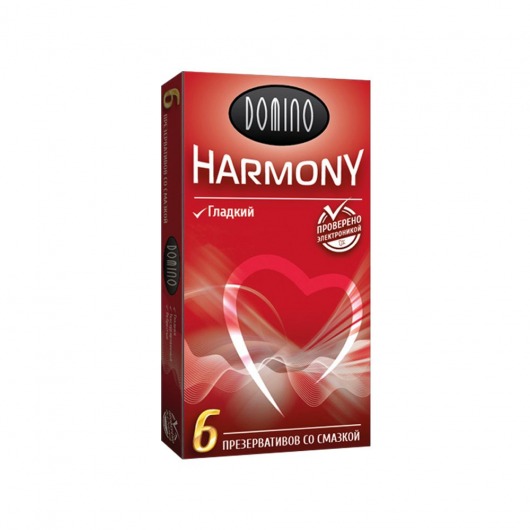 Гладкие презервативы Domino Harmony - 6 шт. - Domino - купить с доставкой в Нижнем Новгороде