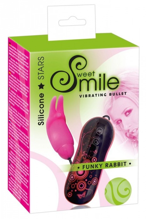 Розовый вибростимулятор Smile Funky Rabbit - Orion