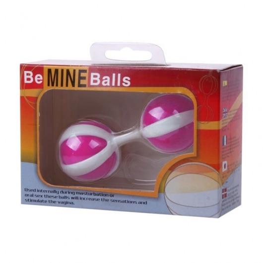 Розовые вагинальные шарики на мягкой сцепке BE MINI BALLS - Baile