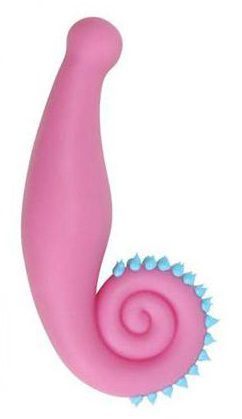 Розовый стимулятор Dragon Lover с шипиками - 15,5 см. - Dream Toys