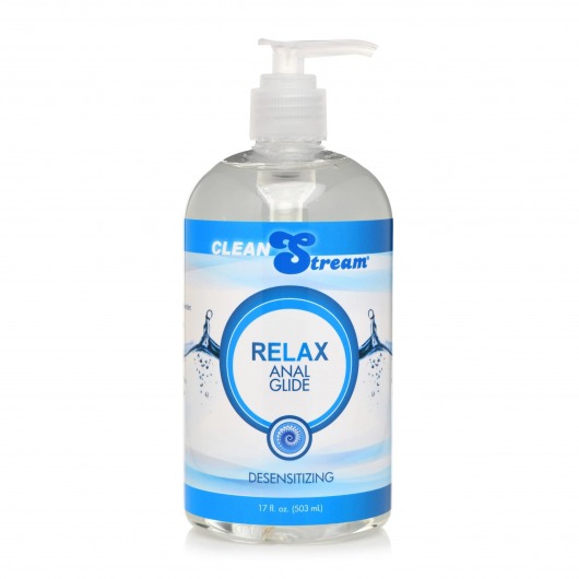 Анальный лубрикант на водной основе Relax Desensitizing Anal Lube - 503 мл. - XR Brands - купить с доставкой в Нижнем Новгороде