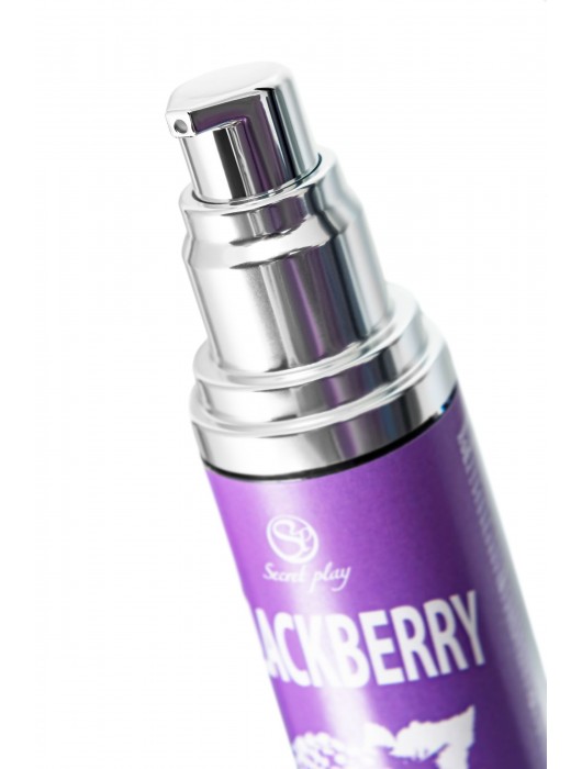 Массажное масло 2-в-1 Blackberry Hot Effect с разогревающим эффектом и вкусом ежевики - 50 мл. - Secret Play - купить с доставкой в Нижнем Новгороде