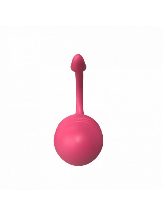 Розовое виброяйцо из силикона с управлением через приложение - Secwell