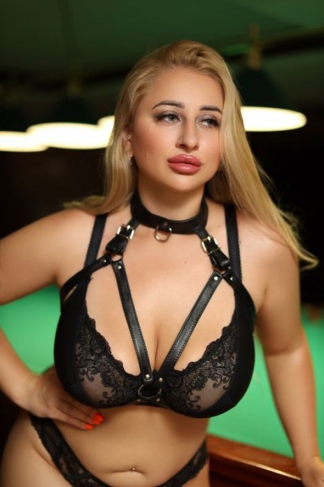 Черная кожаная сбруя с ошейником plus size из нежной кожи - БДСМ Арсенал - купить с доставкой в Нижнем Новгороде
